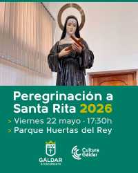 Gáldar peregrina a Anzo este viernes con motivo de la festividad de Santa Rita