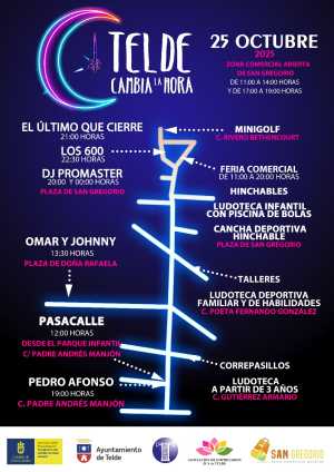 ‘Telde Cambia la Hora’ este sábado con actividades para toda la familia