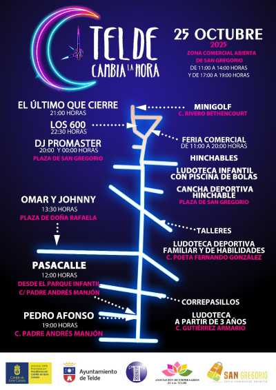 ‘Telde Cambia la Hora’ este sábado con actividades para toda la familia