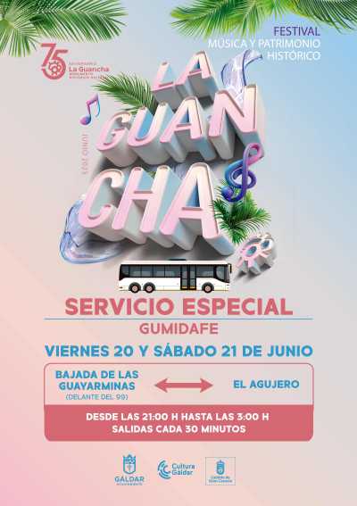 Guaguas Gumidafe refuerza el servicio de transporte público para el Festival La Guancha de este fin de semana