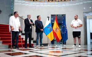 El Gobierno de Canarias celebra el triunfo del Interisleta Baloncesto en el Campeonato de España FEDDI