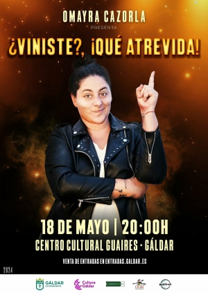 El Guaires acoge el sábado 18 de mayo un espectáculo de la humorista Omayra Cazorla
