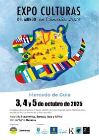 ‘Expo Culturas del Mundo en Canarias 2025’ llega este fin de semana al Mercado de Guía