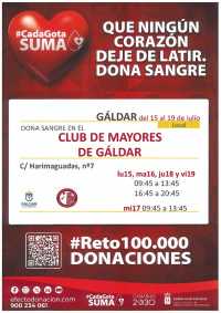 El ICHH pone en marcha una campaña de donación de sangre de lunes a viernes en el Club de Mayores de Gáldar