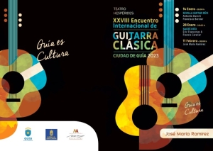 El XXVIII Encuentro Internacional de Guitarra Clásica ‘Ciudad de Guía’ se clausura con el concierto de José María Ramírez