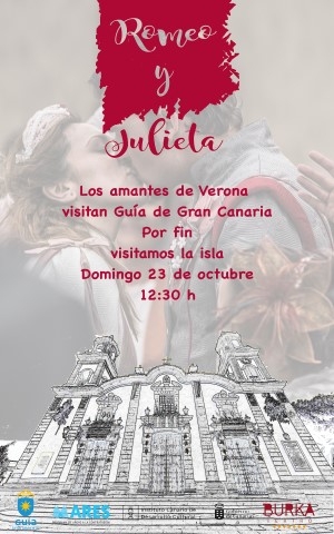 ‘Romeo y Julieta’ visitan el casco histórico de Guía con un elenco de 15 actores
