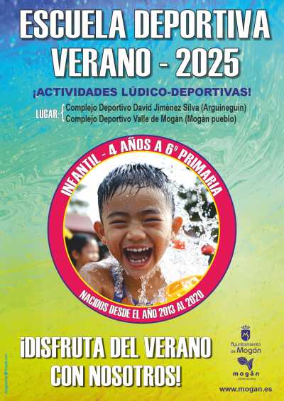 La Escuela Deportiva de Verano de Mogán abre inscripciones el 12 de mayo