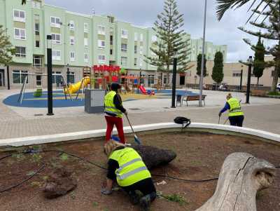 Guía finaliza esta semana un programa de empleo para unidades familiares sin recursos