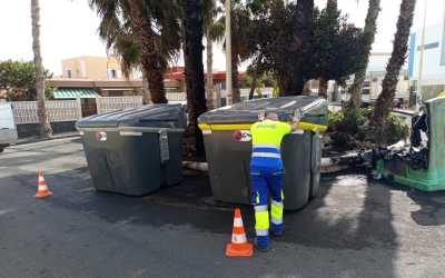 Limpieza Viaria destina más de 10.000 euros para la reposición de contenedores afectados por actos vandálicos