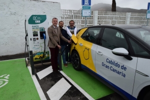 La red de puntos de recarga de vehículos eléctricos de Gran Canaria incorpora 12 módulos municipales de Gáldar