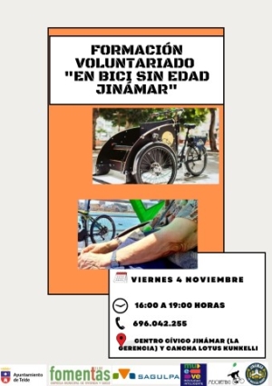 El Ayuntamiento de Telde forma este viernes a las personas voluntarias del proyecto En Bici sin Edad-Jinámar