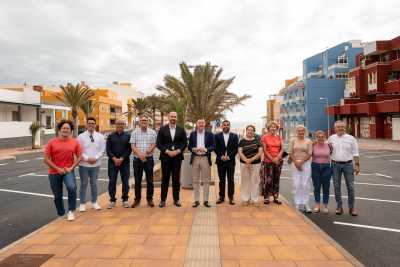 Gáldar inaugura la renovación de la Avenida Alcalde Antonio Rosas, que transforma el acceso a la Playa de Sardina