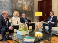 Manuel Domínguez recibe al embajador de Eslovenia en España