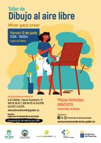 Educadores de Calle organiza para el viernes 12 de junio un taller de dibujo al aire libre