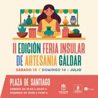 Gáldar celebra este fin de semana su II Feria Insular de Artesanía en la Plaza de Santiago