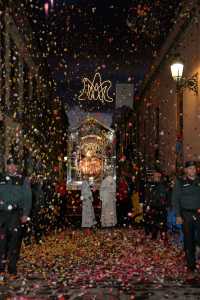 Guía recibió la visita de la Virgen peregrina del Pino con gran fervor y alegría