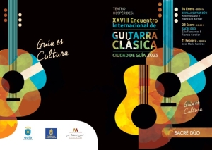 Concierto de jazz en el Encuentro Internacional de Guitarra Clásica Ciudad de Guía de la mano de Sacré Duo