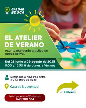 Abiertas las inscripciones para ‘El Atelier de Verano’, actividades en torno al arte de junio a agosto en la Casa de la Juventud