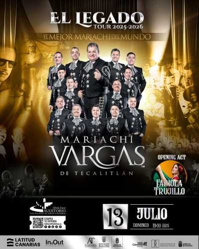 El Mariachi Vargas de Tecalitlán llega al Auditorio Alfredo Kraus con su gira &#039;El Legado Tour`