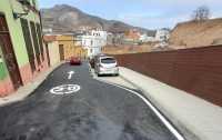 La calle Bentejuí reabre al tráfico tras la obra del ensanchamiento de la vía