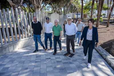 Mogán inaugura el renovado parque urbano de Puerto Rico
