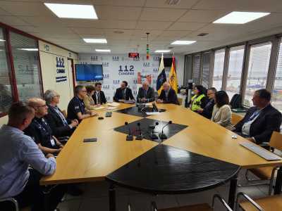 El 112 Canarias muestra a la NASA sus capacidades ante una eventual emergencia durante su programa Artemis