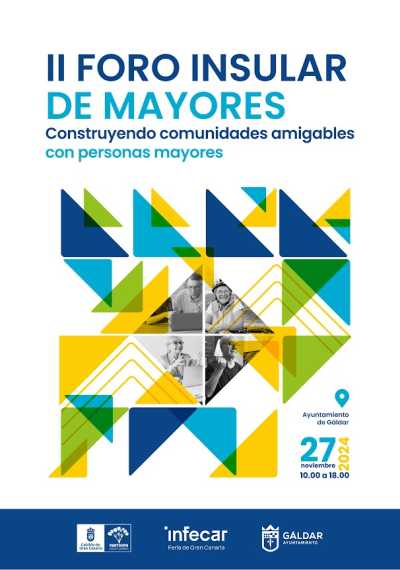 Gáldar acoge el miércoles 27 de noviembre el II Foro Insular de Mayores