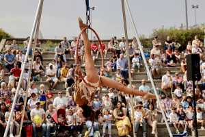 Darias participa en la celebración del Día Mundial del Circo en el parque Juan Pablo II