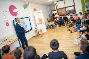 El gofio, desayuno olímpico’ promueve la alimentación sana basada en el producto local entre el alumnado herreño