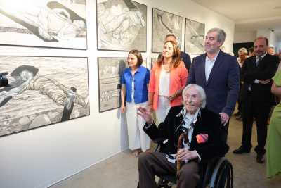El Espacio de las Artes Pepe Dámaso abre en Pájara con una colección de más de 60 obras del creador canario