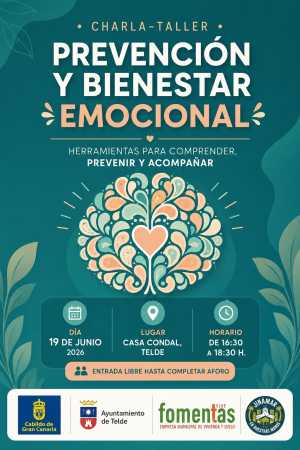 Telde impulsa una charla-taller sobre prevención y bienestar emocional en Jinámar