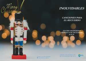 El Teatro Hespérides acoge este viernes el concierto ‘Inolvidables, Canciones para el recuerdo’ dentro del programa cultural de Navidad de Guía