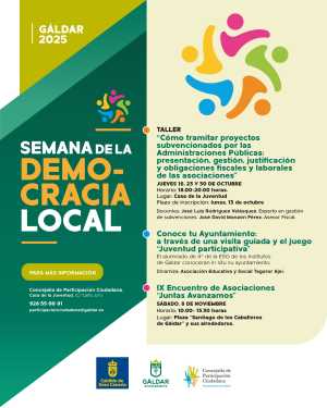 Abierto el plazo de inscripción para un taller dirigido a las asociaciones y entidades ciudadanas