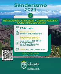El programa municipal de Senderos 2026 arranca desde la Degollada de las Palomas el 23 de mayo