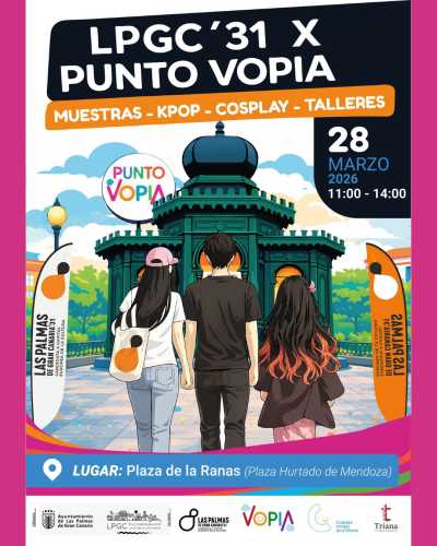 La candidatura LPGC’31 promueve junto al Punto Vopia los espacios urbanos creativos para la infancia y juventud