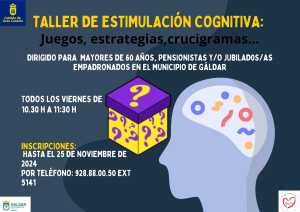 El proyecto ‘Envejecimiento Activo’ organiza un taller de estimulación cognitiva