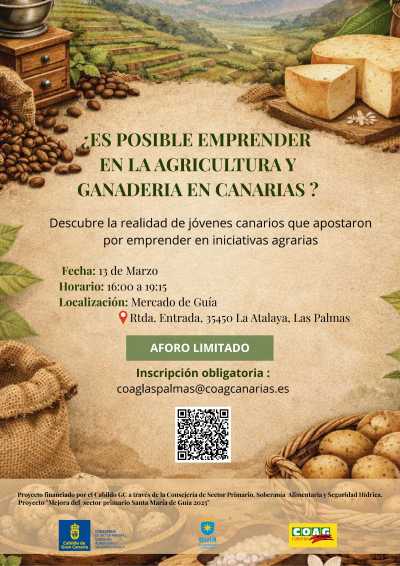 El Mercado de Guía acoge una Jornada con jóvenes agricultores para dar visibilidad a las oportunidades de emprendimiento dentro del sector agrario