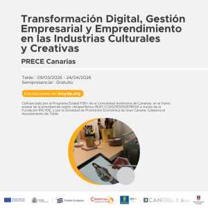 Telde impulsa una nueva edición del Programa PRECE Canarias centrada en la transformación digital y las industrias culturales