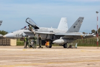 Despliegan los F-18 del Ala 46 en el ejercicio Iniochos 24 en Grecia