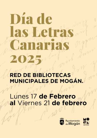 Mogán celebra el Día de Las Letras Canarias del 17 al 21 de febrero