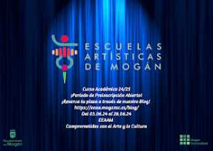 Las Escuelas Artísticas de Mogán abren preinscripción para el curso 2024/2025  el 3 de junio