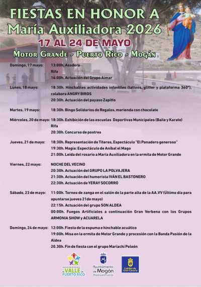 Motor Grande celebra las Fiestas de María Auxiliadora con actividades para todas las edades