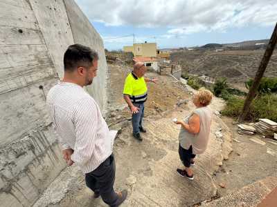 El alcalde atiende las demandas vecinales en Lomo Blanco, Lomo Cementerio y San Francisco