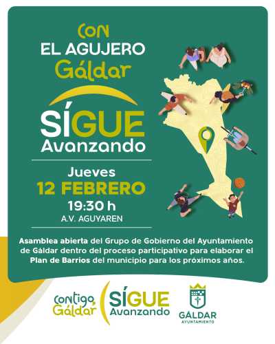 El Agujero celebra este jueves su asamblea abierta “Contigo, Gáldar Sigue Avanzando”