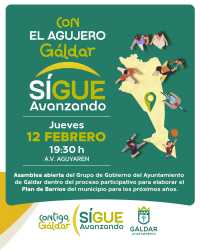 El Agujero celebra este jueves su asamblea abierta “Contigo, Gáldar Sigue Avanzando”