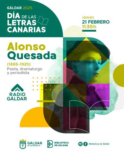 Gáldar celebra el Día de las Letras Canarias con un homenaje al escritor Alonso Quesada