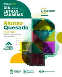 Gáldar celebra el Día de las Letras Canarias con un homenaje al escritor Alonso Quesada