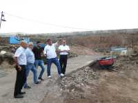 El Ayuntamiento de Guía impulsa la obra de  la estación de bombeo en Caleta para evitar el vertido de aguas residuales al mar