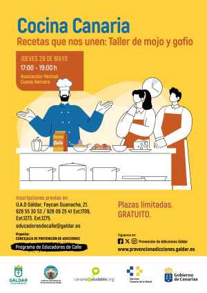 ‘Educadores de Calle’ organiza un taller de cocina canaria centrado en el mojo y el gofio