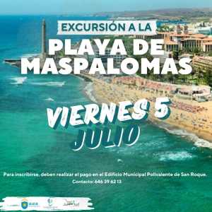 Las salidas veraniegas de la Universidad Popular se inauguran este viernes con la playa de Maspalomas como primer destino